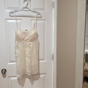 Women’s sexy lingerie with underwear. ivory